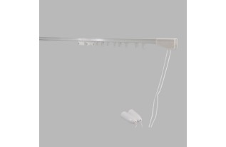 rails de rideaux complets contrôle de cordon blanc différentes longueurs