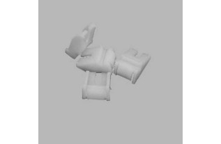 support en plastique couleur blanche  5 pcs