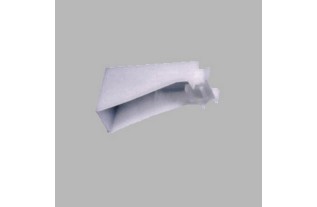 support en plastique couleur blanche 3 cm de long 5 pcs