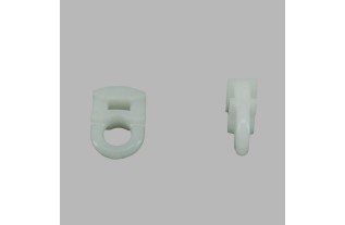 Curtain slides for flat curtain tracks 10 - 6 mm 10 pcs