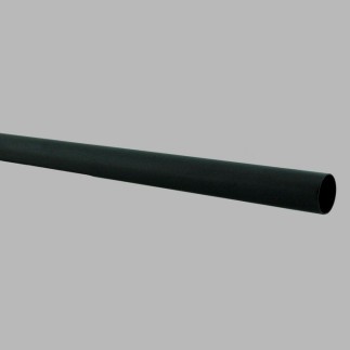 curtain rod 20 mm color black in different lengths