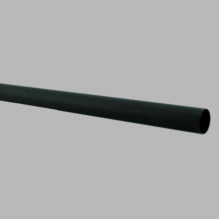 curtain rod 20 mm color black in different lengths