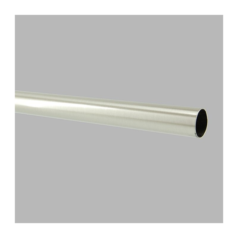 curtain rod 20 mm color stainless steel length 240 cm curtain rod 20 mm color stainless steel length 240 cm