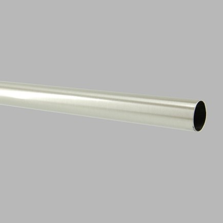 curtain rod 20 mm color stainless steel length 240 cm