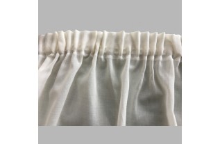 Wrinkle band tape 25 mm for curtains color white