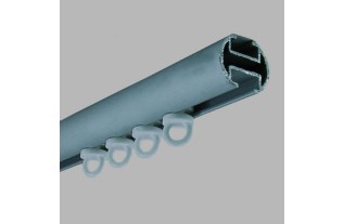 Curtain slides round 10 mm x 15 mm color white