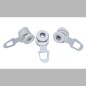 Wheeled gliders big eye white curtain track 30 x 10 mm Wheeled gliders big eye white curtain track 30 x 10 mm