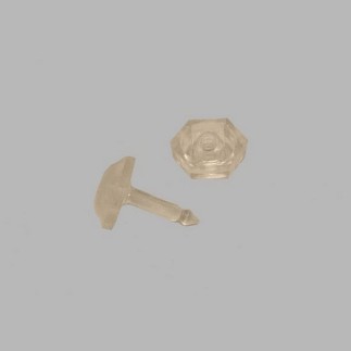 fixateur de plis transparent pour plomb de rideau bloc