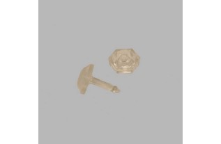 fixateur de plis transparent pour plomb de rideau bloc