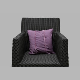 Sierkussenhoes design strepen paars 40 × 40 cm