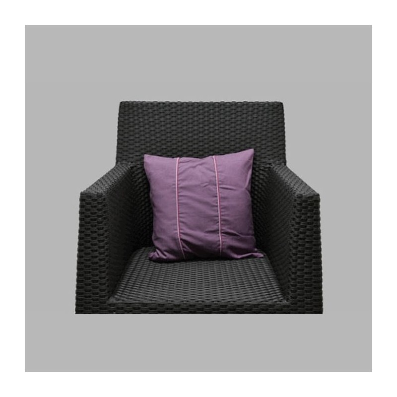 Decorative cushion cover design stripes Color Purple 40 x 40 cm