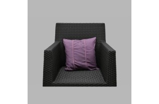 Decorative cushion cover design stripes Color Purple 40 x 40 cm