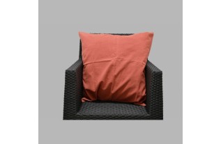 Cotton decorative cushion cover Namibian Sand orange 60 × 60 cm