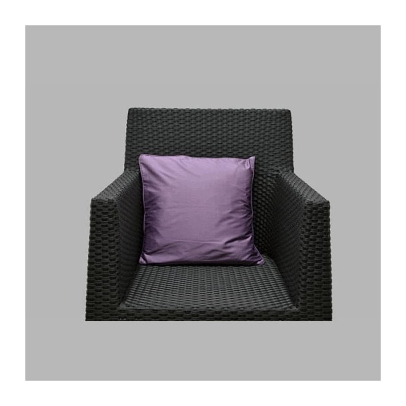 Sierkussenhoes satijn kleur paars 40 x 40 cm