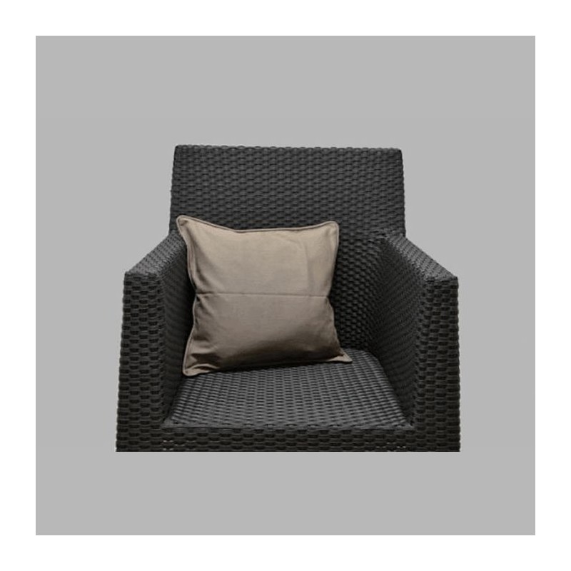 Decorative cushion cover cotton color clay 40 x 40 cm