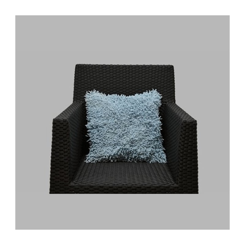 Housse de coussin décoratif chaînes couleur clair blue