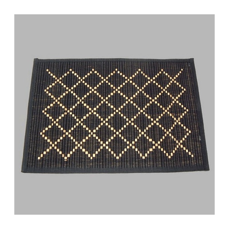 placemat katoen kleur zwart 33 x 48 cm placemat katoen kleur zwart 33 x 48 cm
