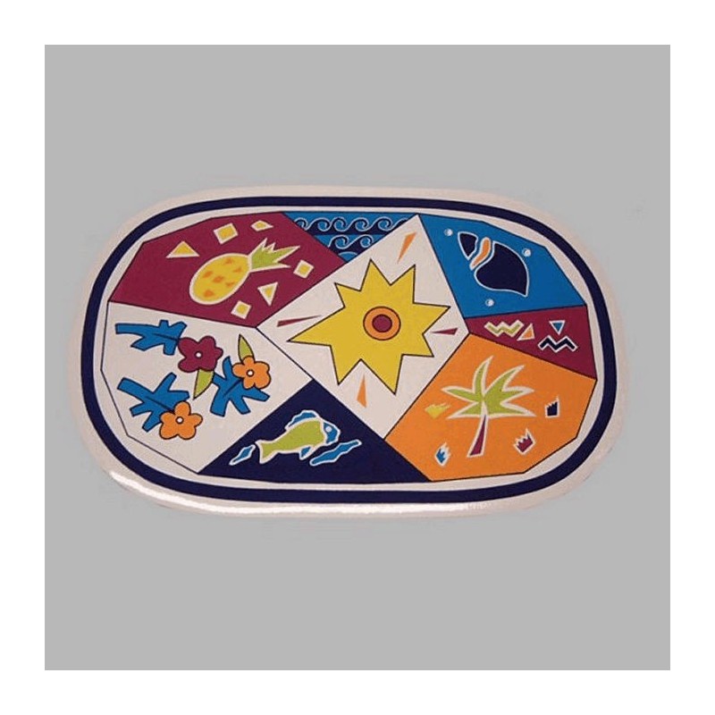 placemat glanzend afgerond dessin abstract 30 x 45 cm 4 stuks placemat glanzend afgerond dessin abstract 30 x 45 cm 4 stuks