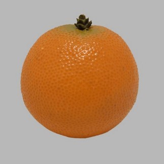 sinasappel kleur oranje namaak fruit 7 x 7 cm
