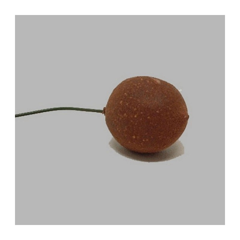 cherry on iron wire color brown fake fruit 25 x 20 mm