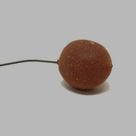 kers op ijzerdraad kleur bruin namaak fruit 25 x 20 mm