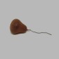 poire par pièce de décoration couleur brun foncé 5 cm