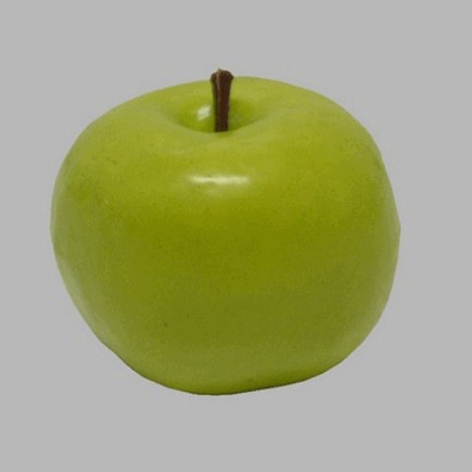appel kleur groen namaak fruit 6 x 5 cm