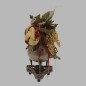 flower arrangement in tin can