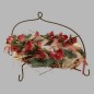 Piece flower wreath on base