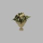 Arrangement de fleurs dans un vase 25 cm hauteur 40 cm