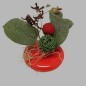 Flower arrangement in small vase 10 cm
