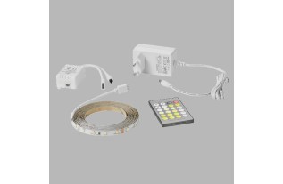 Bande LED 2700 - 6000K/Wh IP 44/ 3 sur 5 mètres