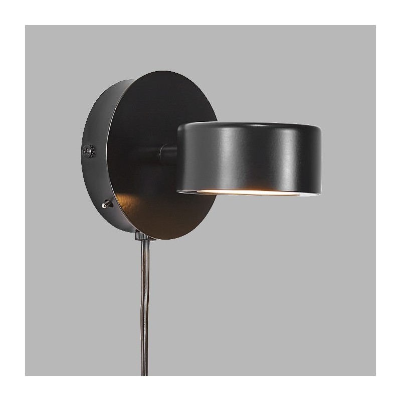 Clyde Muur lamp zwart