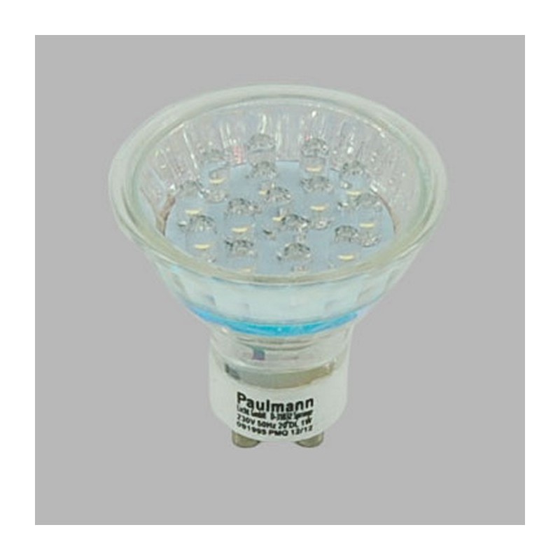 led reflector lamp 1 watt gu10 warm white 230 v