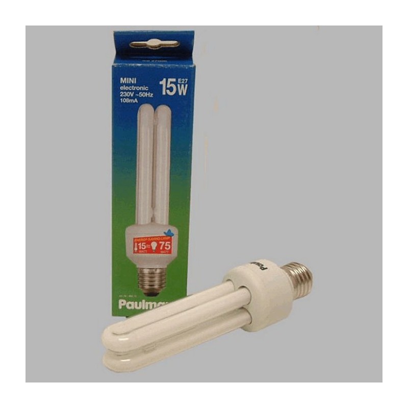 Spaarlamp 15 Watt-E27 230V-50Hz