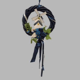 decoratie krans Seagull 15 cm