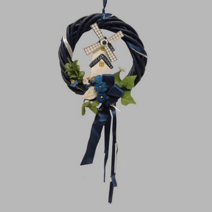 decoratie krans Seagull 15 cm