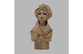 zilveren  roze  dame