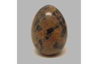 oeufs de marbre pour décoration couleurs uniques poli 75 mm