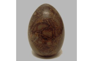 oeufs de marbre pour décoration couleurs uniques poli 75 mm