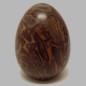 oeufs de marbre pour décoration couleurs uniques poli 75 mm