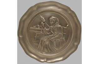 Tin plate woman