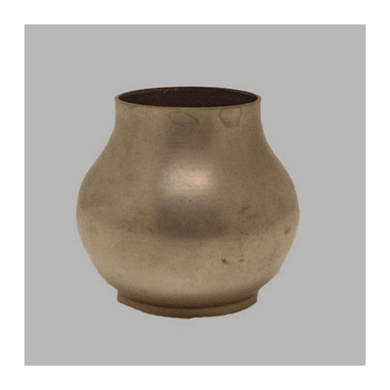 suikerpotje of lepelpotje van tin