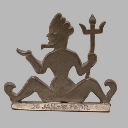 Tinnen sterrenbeeld waterman