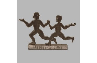 Tinnen sterrenbeeld tweeling