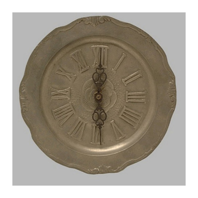 Horloge de la plaque d'étain