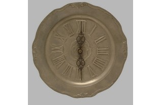 Clock of tin plate