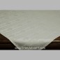tablecloth satin stripes -Lily color ecru 115 x 135 cm