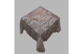 nappe de dentelle couleur ecru 210 x 150 cm