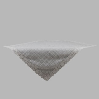 Tablecloth with Elegant Lace Border – 85 x 100 cm, Handmade in Our Atelier